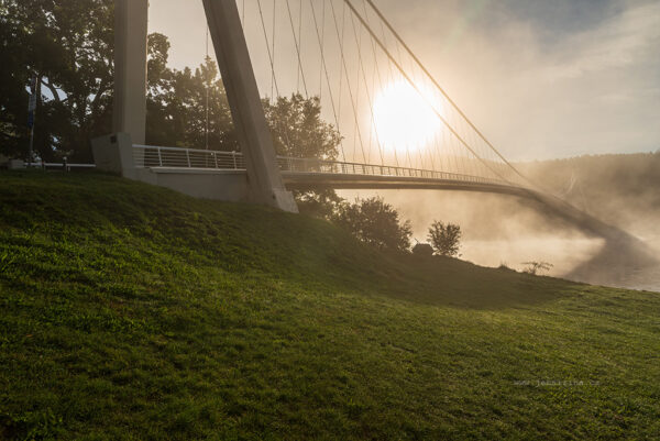 Misty morning on Vranovska prehrada