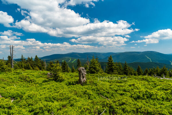 View from Spaleny vrch