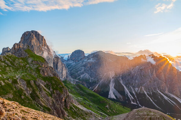 Sunrise from Passo delle Coronelle