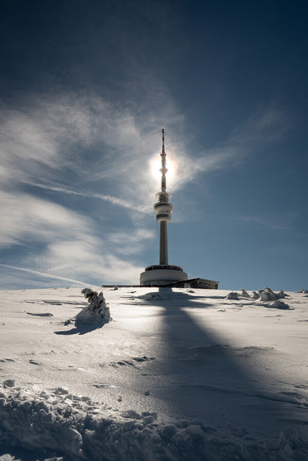 Communication tower on Praded