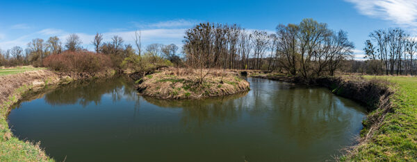 Odra river meander near Petrvaldik